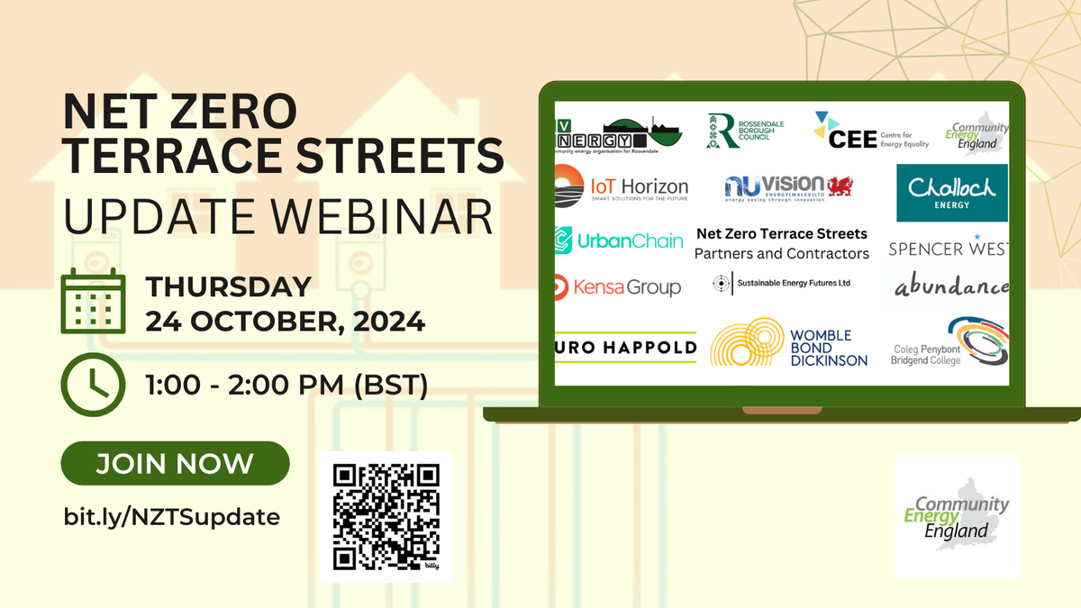 Net Zero Terrace Streets (NZTS) Update Webinar: Recording and Slides Now Available